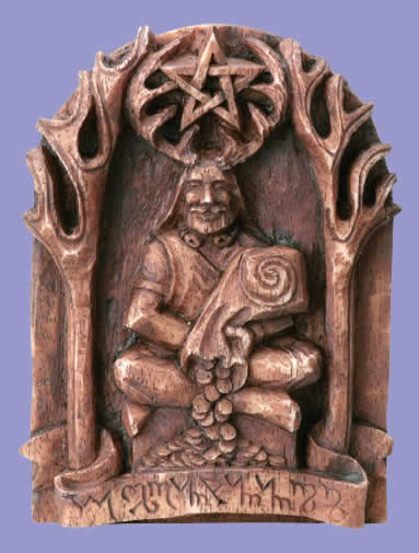 God-image with Theban alphabet